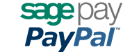 Secure Online Payments via Sagepay & Paypal